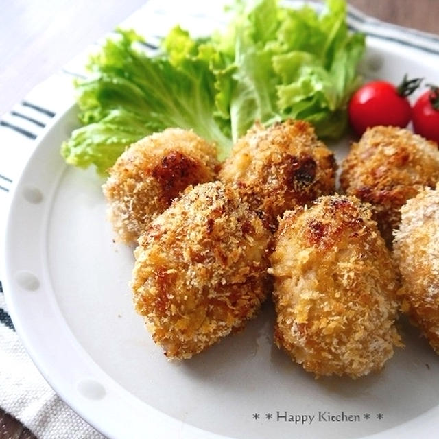豚こま切れ肉で＊油を使わないトースターとんかつ【連載記事更新しました】