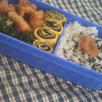 久々に弁当