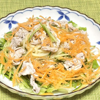 薬膳ってなぁに？【冷しゃぶ風めんサラダ】で薬膳！5月22日は人間関係運アップの麺類がラッキー