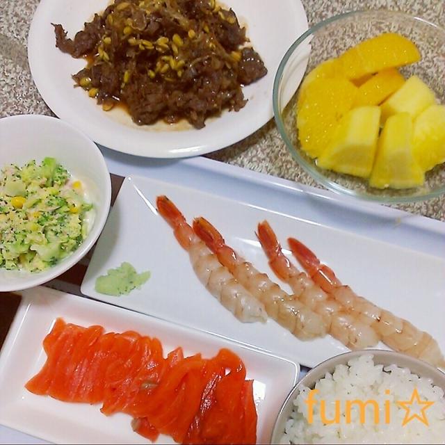 昨日の夕飯(^^;)