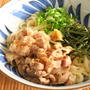肉盛り冷やしぶっかけうどん