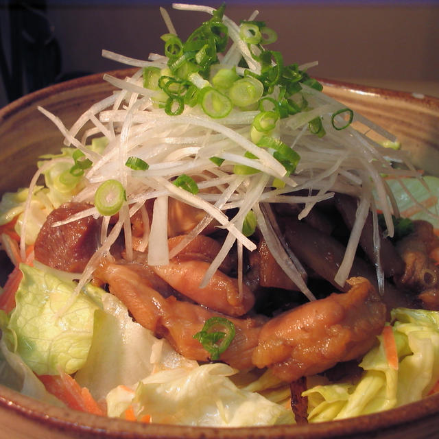 鶏ごぼうのきんぴら丼