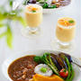 週末の夏野菜シーフードカレーday。。。