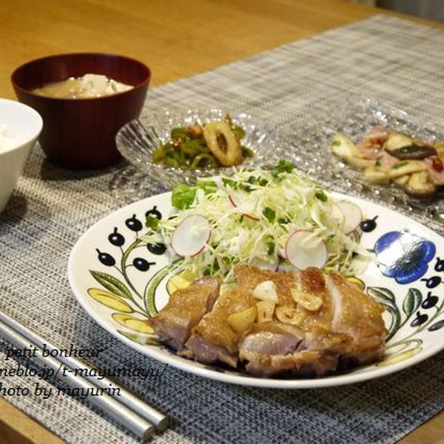 チキンのガーリックソテー