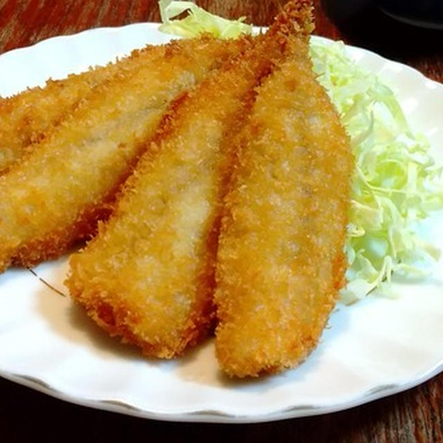 鯵フライの献立