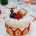 クリスマスに作る簡単おひとりさまいちごケーキ by HiroMaruさん
