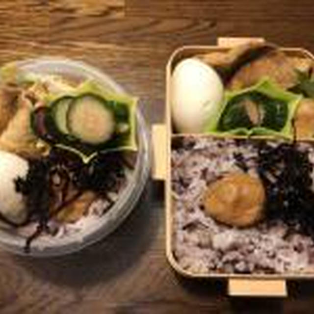 夫と私のお弁当