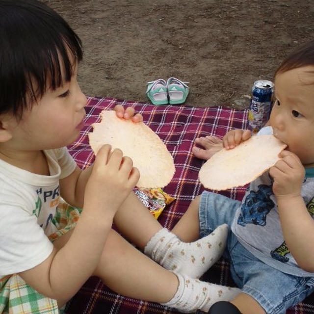 ヒビ入った〜！