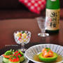 「アボカドと海老の出汁煮」