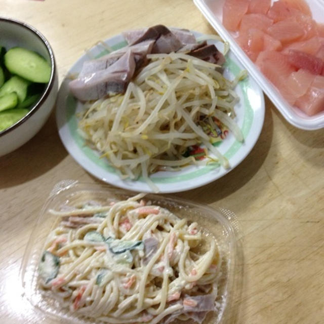 お風呂あがりの晩酌