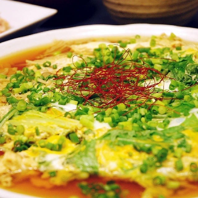 お野菜の卵とじ