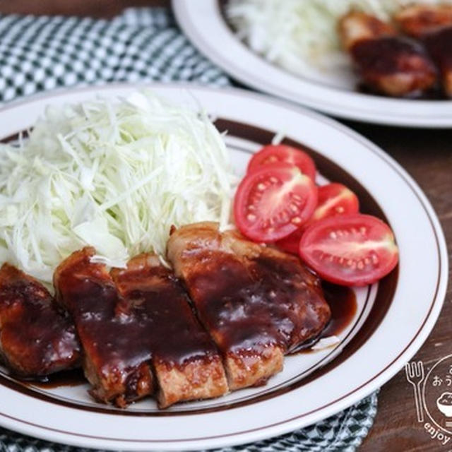 【料理動画】下準備不要！黄金比で超簡単！ご飯泥棒！我が家のトンテキと今日は私の休日