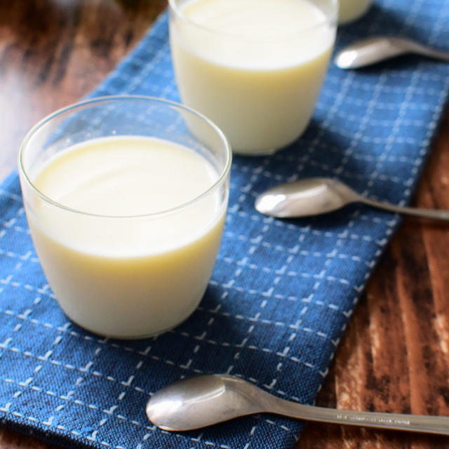 練乳のミルクプリンのレシピ