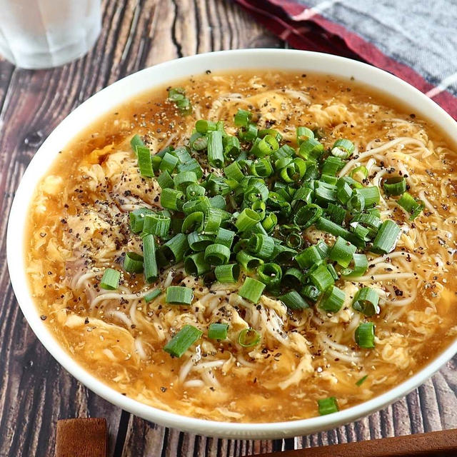 汁まで一滴残らず飲み干したくなる《かきたまあんかけにゅうめん》週末のご飯はこれに限る！