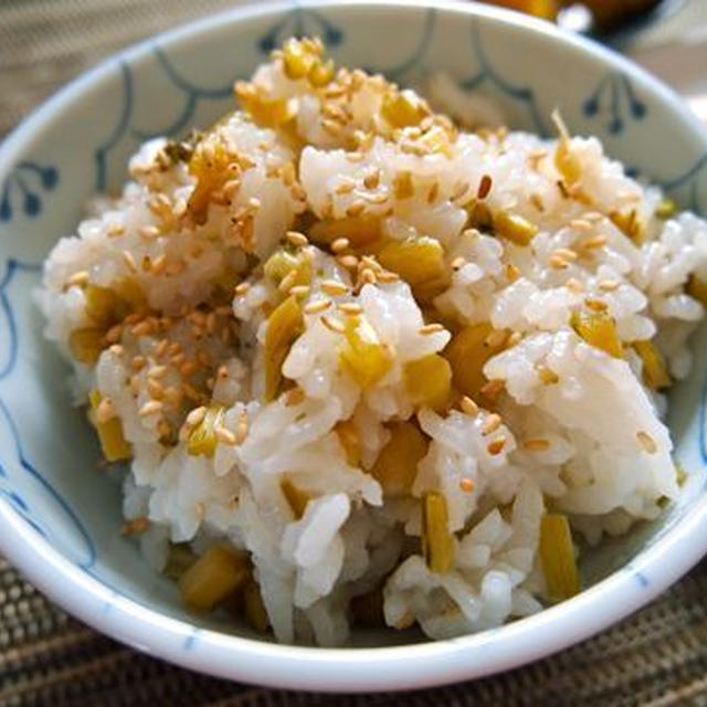 カブの葉っぱでウマウマご飯