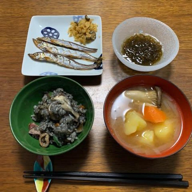 昭和の朝ごはん（笑）なのに、実験料理