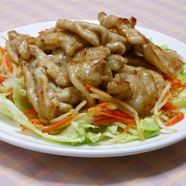 疲労回復の元気おかずは、甘酢をきかせて食べやすい〜ご飯がススム！豚のさっぱり焼き。