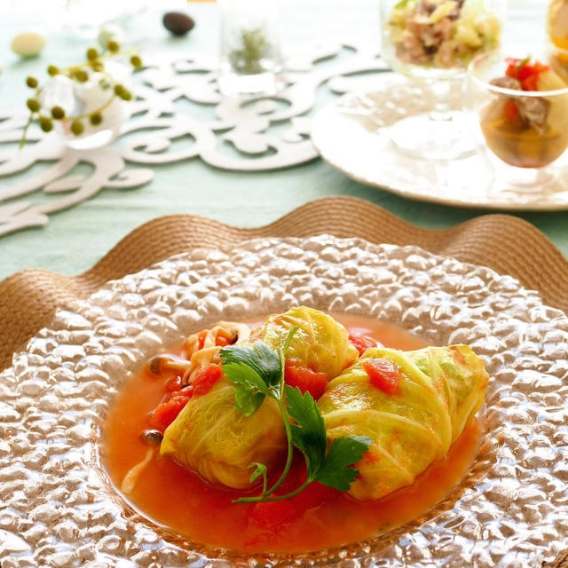 野菜と魚介のヘルシーランチでおもてなし♪