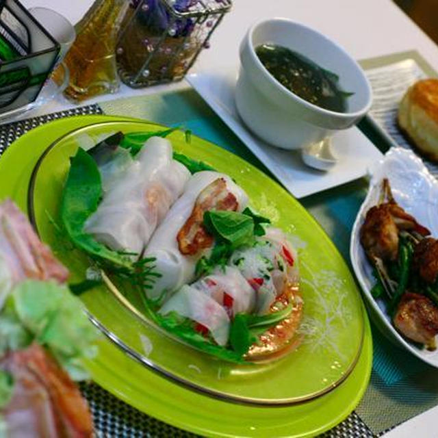 美味くるん♪生春巻きMENU（おひとりさまの、愛ごはん）