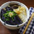 余った素麺で作った 香ばしい揚げ茄子と甘辛椎茸のにゅうめん
