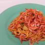 キムチ＆生桜エビのパスタ