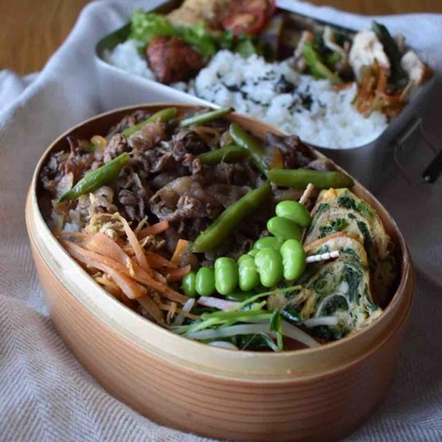 二個弁と朝ごはん。
