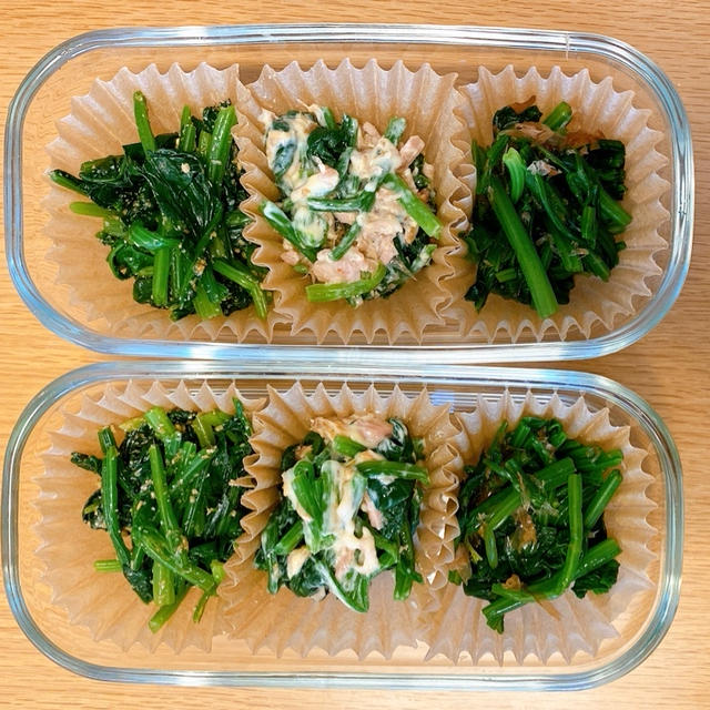 お弁当にも作り置きにも！「ほうれん草のおかず」バリエーション色々