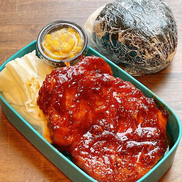 BBQチキン弁当です‼