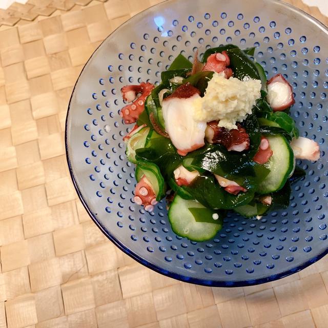 半夏生でタコの酢の物
