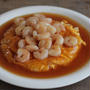 簡単♪豆腐のかに玉風えびあんかけ
