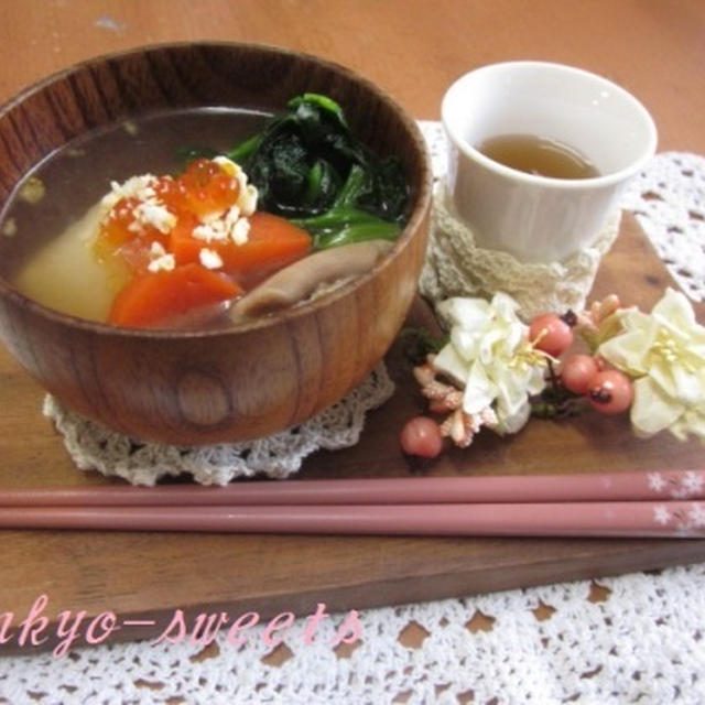 まだまだ正月気分☆関東風雑煮