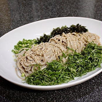 韓国で大ブームのえごま油そば＆茄子のユッケ
