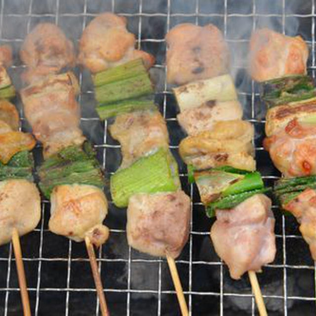 焼き鳥　ピート燻製バーベキュー