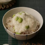 昆布茶でうまみ！枝豆とろろ