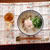 糸こんにゃくで豆乳麺。