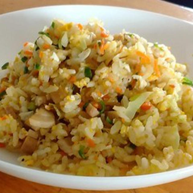 炒飯もカロリ茶碗の要領（容量）で