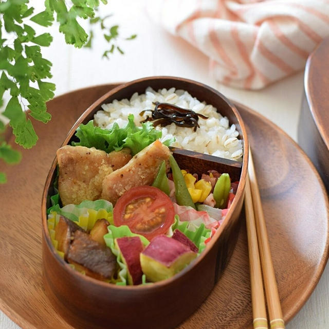 【おもてなし】洋風おかずのわっぱ弁当♡冷凍作り置き総菜詰めるだけ！働くママの愛情ごはんにも最適！