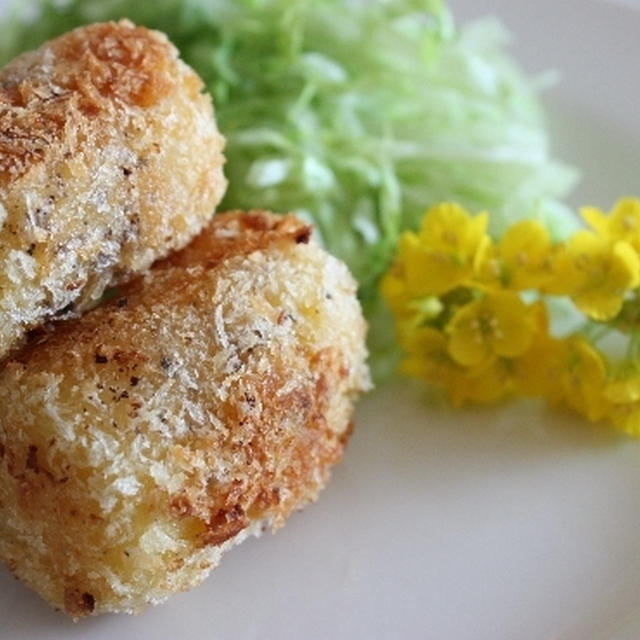 菜の花入り焼きコロッケ（弁当用）