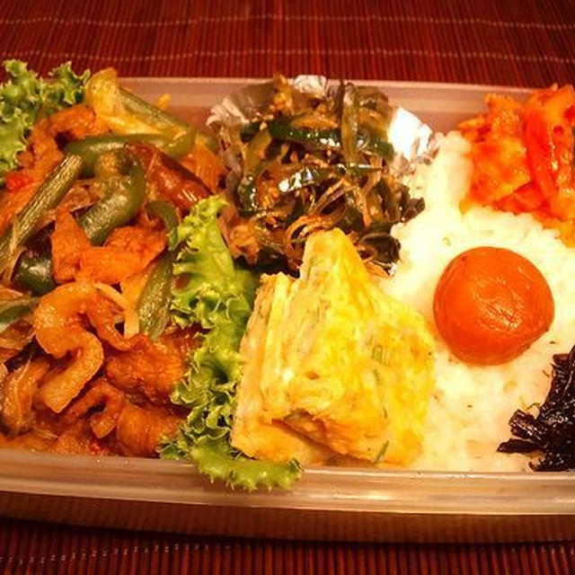 【節約時短弁当‐2日分】プルコギ弁当＆えこせこ中華あんかけ