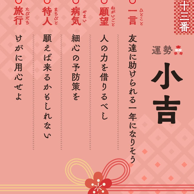 わたしの2017年のおみくじ！
