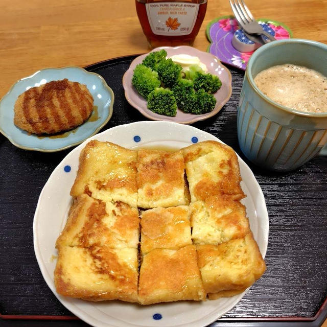 チーズのせフレンチトースト