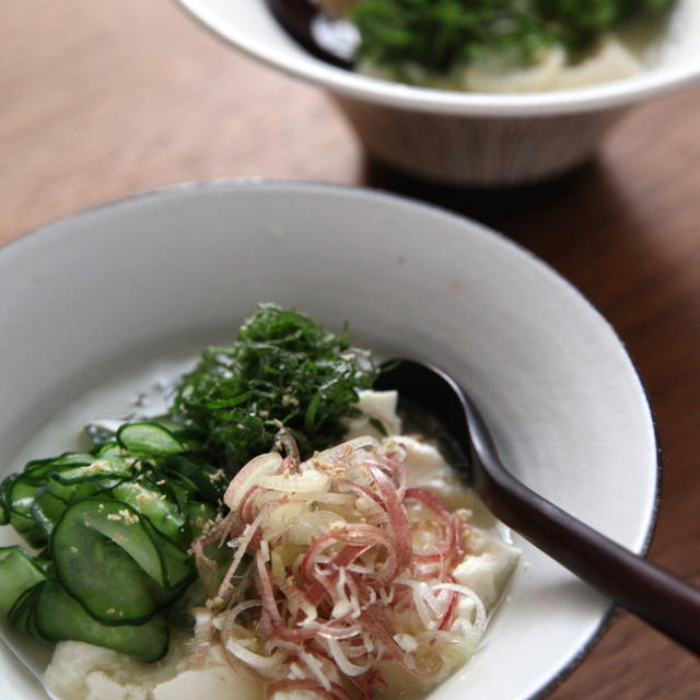 冷汁風くずし豆腐