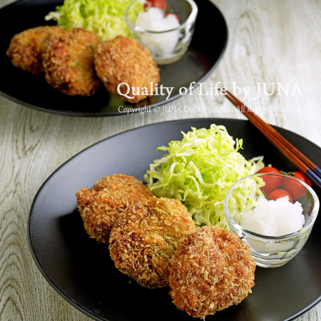 豚こま肉の味付けカツ／JUNA夫さん、遅刻をするの巻き