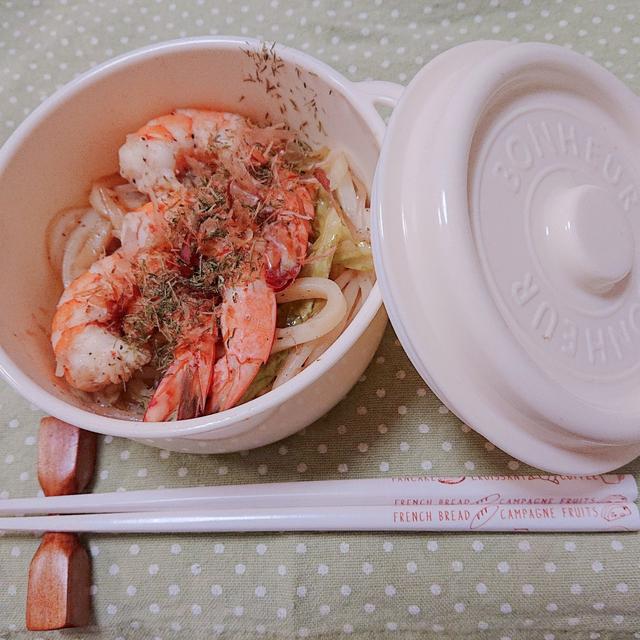 海老入り焼きうどん弁当〖麺orパスタ弁当＊うどん〗