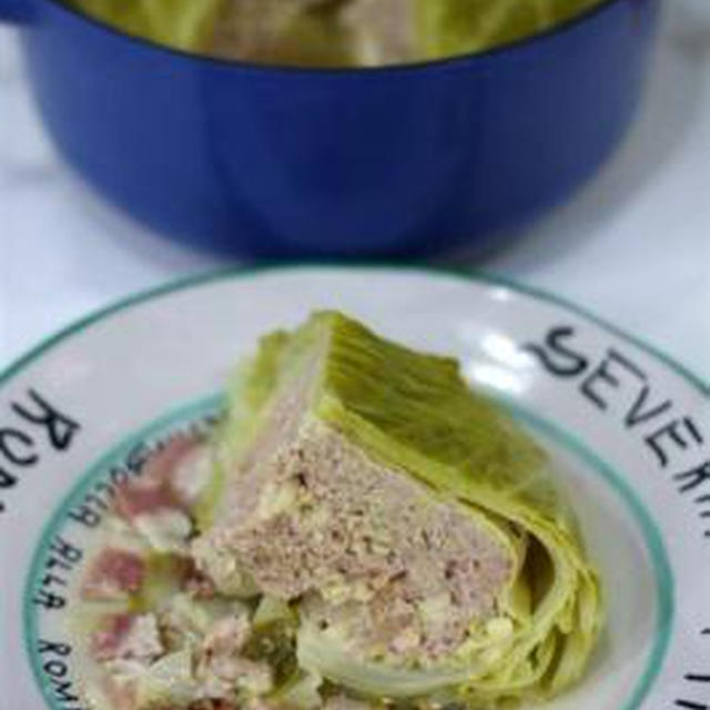 まるごとキャベツの肉詰め
