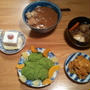 夜ご飯は。