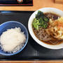 朝そばセットにて朝かき揚げそばとろろご飯を食べる（番外編）〜そば処 吉野家〜