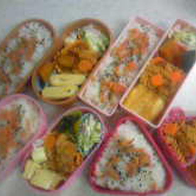 今日のお弁当・・・