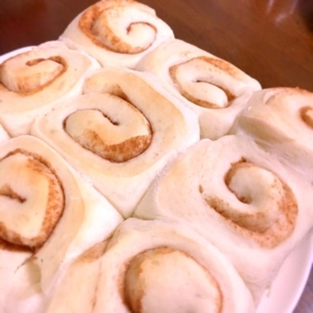 久々、シナモンロールちぎりパンバージョン