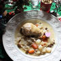 ＜ころりん野菜とチキンのホワイトクリスマススープです＞スパイス大使